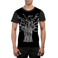 Electronics Technician Binary Tree  Electrical Engineer Graphic T-shirt | Artistshot