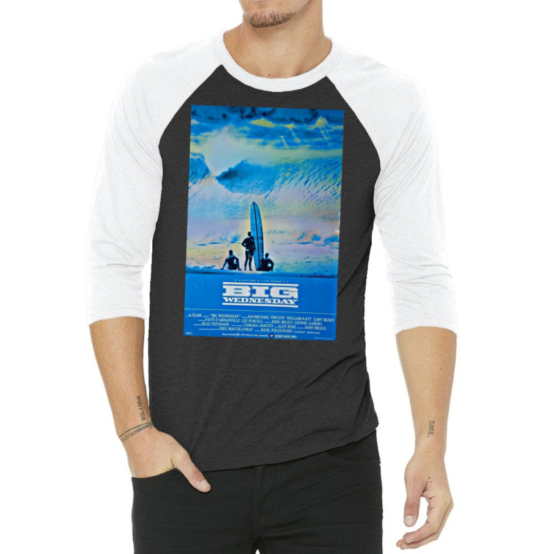 Big Wednesday Movie Poster 3/4 Sleeve Shirt | Artistshot