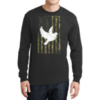 Hot Trend American Hunt Doves Hunting Camouflage Usa Flag Long Sleeve Shirts | Artistshot