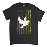 Hot Trend American Hunt Doves Hunting Camouflage Usa Flag Classic T-shirt | Artistshot