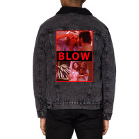 Blow Alternative Film Poster Unisex Sherpa-lined Denim Jacket | Artistshot