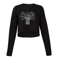 Electronics Technician Binary Tree  Electrical Engineer Cropped Sweater | Artistshot