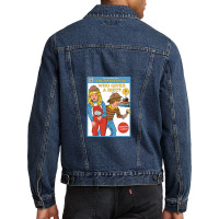 Who Gives A Shit   Funny Men Denim Jacket | Artistshot