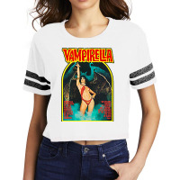 Retro Vampirella Cover T Shirt Scorecard Crop Tee | Artistshot