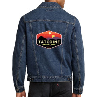 Tatooine National Park 1 Men Denim Jacket | Artistshot