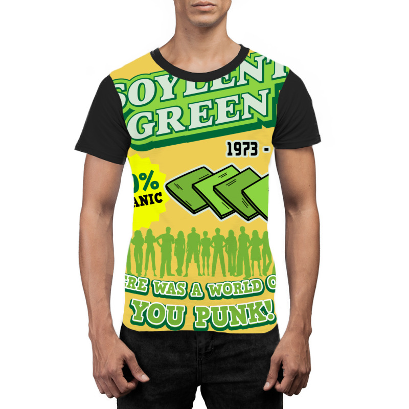 Soylent Green 1973 100% Organic There Was Once A World! Graphic T-shirt by faaiddbmdm | Artistshot