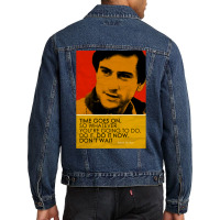 Robert De Niro Inspirational Quote Men Denim Jacket | Artistshot