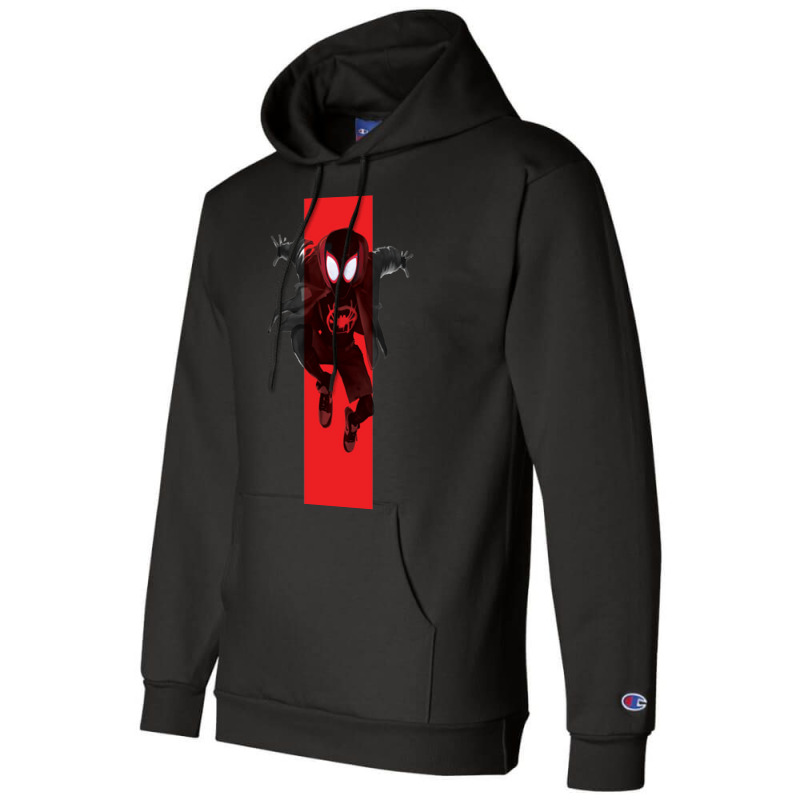 Spiderverse In The Red Champion Hoodie by faaiddbmdm | Artistshot