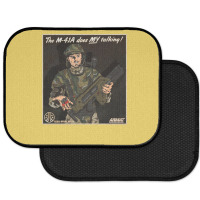 The M41a Does My Talking Rear Car Mat | Artistshot