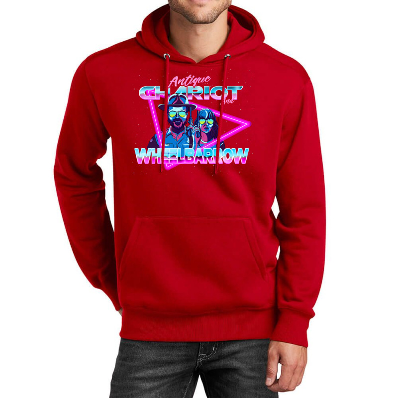 Antique Chariot And Wheelbarrow 80s Retro Fanart Unisex Hoodie by kakhuwoldtf | Artistshot