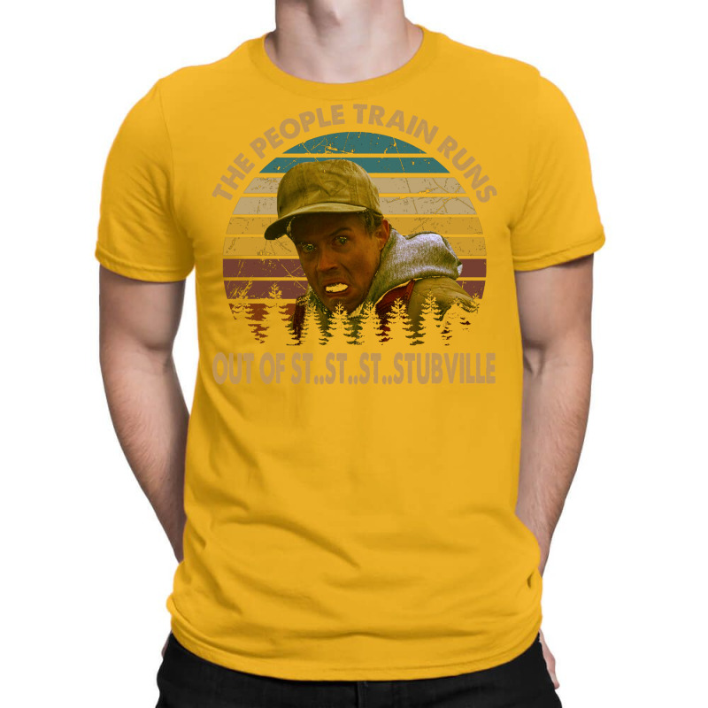 Vintage Planes Trains And Automobiles Films   The People Train Runs T-Shirt by picrritaalih | Artistshot