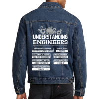 Engineering Computer Civil Understanding Engineers Men Denim Jacket | Artistshot