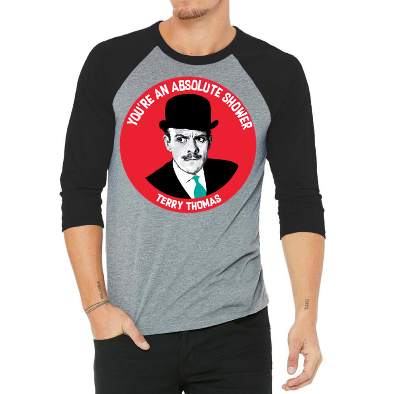 Terry Thomas Classic British   British Souvenirs   Terry Thomas Gifts 3/4 Sleeve Shirt by faaiddbmdm | Artistshot