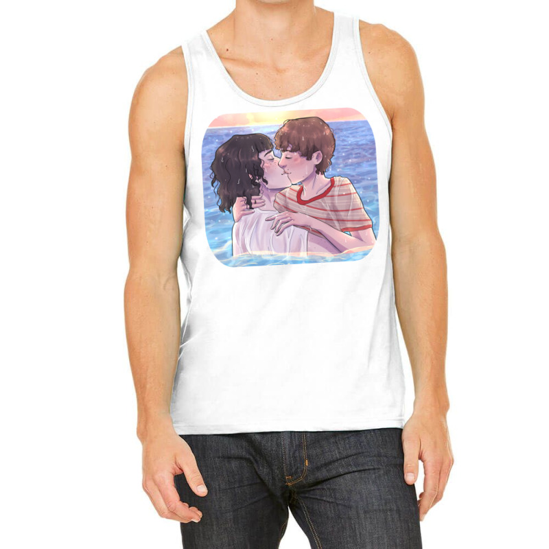 Byler Kissing In The Ocean Tank Top by kakhuwoldtf | Artistshot