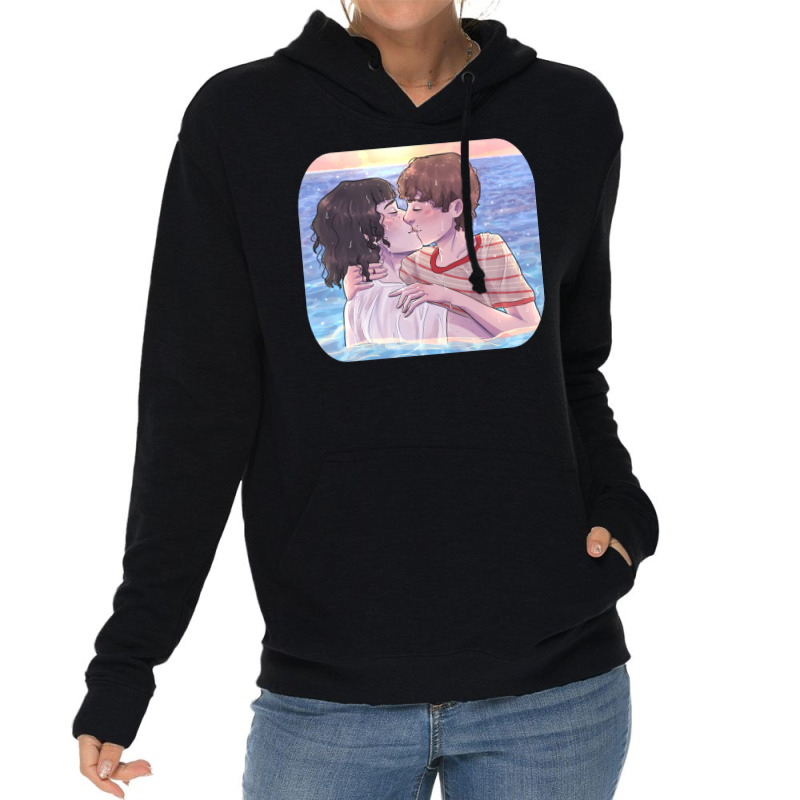 Byler Kissing In The Ocean Lightweight Hoodie by kakhuwoldtf | Artistshot