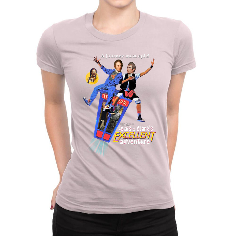 Lewis And Clark's Excellent Adventure Ladies Fitted T-Shirt by soleaslolzyb | Artistshot