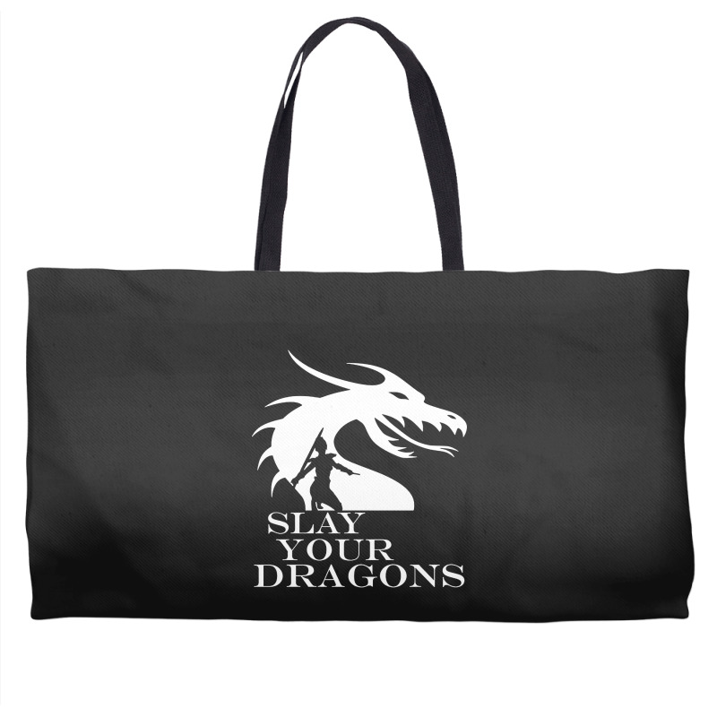 Slay Your Dragons Weekender Totes | Artistshot