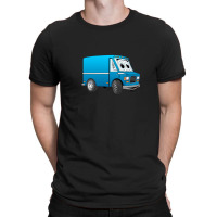 Blue Mini Van Cartoon T-shirt | Artistshot