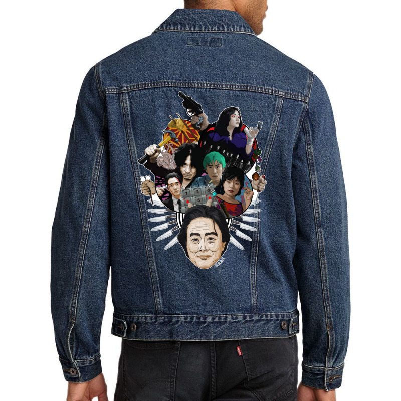 Park Chan Wook   Mash Up Tribute Men Denim Jacket by preetynikomek | Artistshot