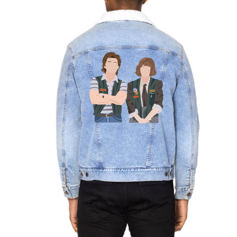 Robin And Steve Unisex Sherpa-Lined Denim Jacket by preetynikomek | Artistshot