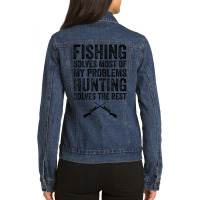 Hot Trend Fishing & Hunting Outfit Hunter Ladies Denim Jacket | Artistshot