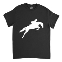 Hot Trend Cute English Riding Hunter Jumper Horse Girl Equestrian Classic T-shirt | Artistshot