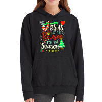 Funny Christmas Pajamas Jesus Is The Reason For The Season T Shirt Vintage Hoodie | Artistshot