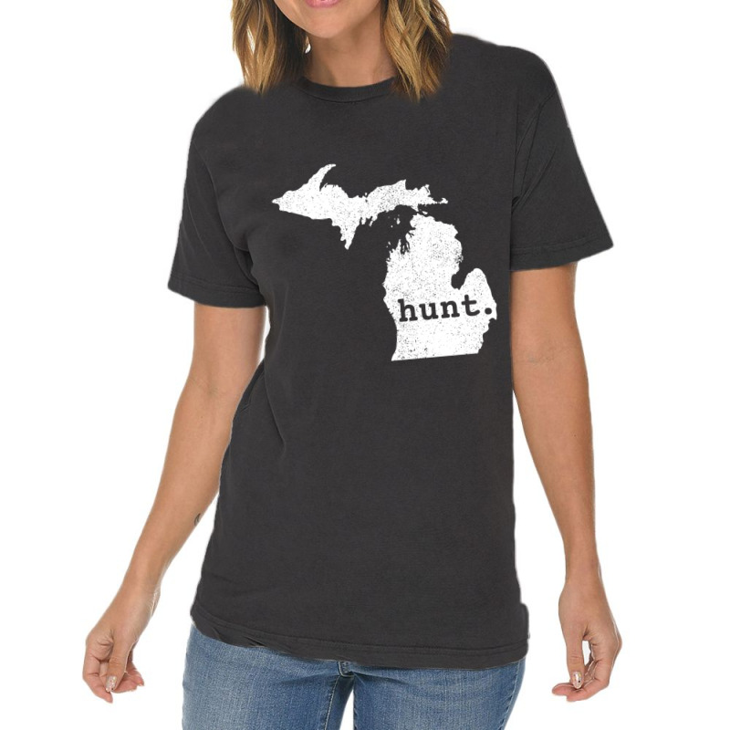 Limited Edition Hunt Michigan Bowhunting State Deer Hunting For Hunter Vintage T-shirt | Artistshot