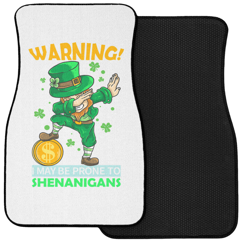 St Patricks Day Irish Dabbing Leprechaun St Patrick S Day Front Car Mat | Artistshot