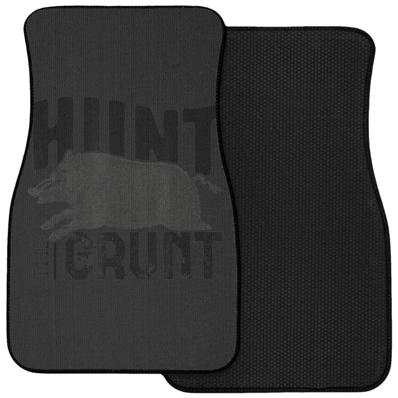 Hot Trend Hunt The Grunt Hog Hunting Front Car Mat | Artistshot