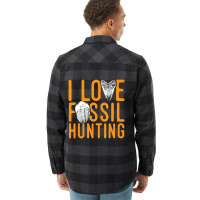 Limited Edition I Love Fossil Hunting, Paleontologists And Fossil Hunt Flannel Shirt | Artistshot