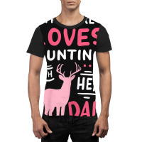 Hot Trend Hunting Girl With Her Dad Father's Day Graphic T-shirt | Artistshot