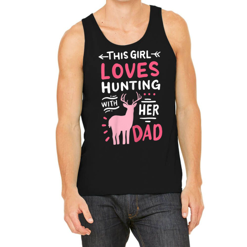 Hot Trend Hunting Girl With Her Dad Father's Day Tank Top by Estrada Link | Artistshot