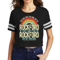 Girl Out Of Rockford Illinois Hometown Home Rockford T Shirt Scorecard Crop Tee | Artistshot