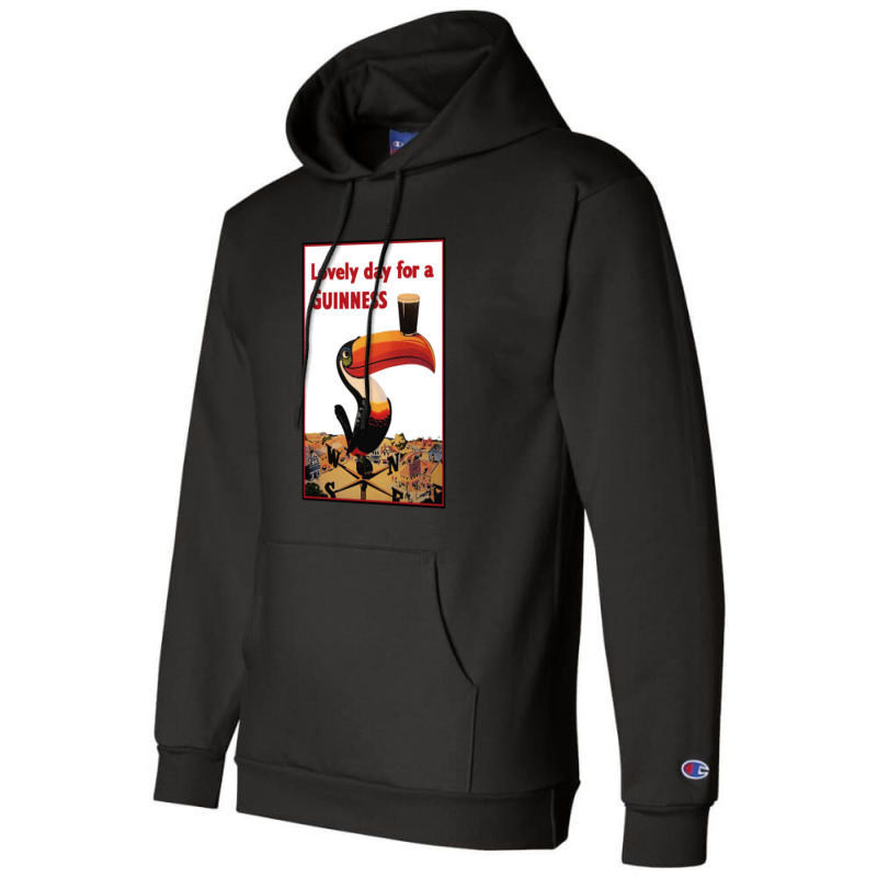 Lovely Day For A Guinness Poster .png Champion Hoodie | Artistshot