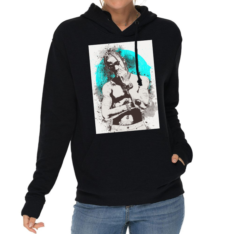 Travis Scott Painting Art Lightweight Hoodie | Artistshot