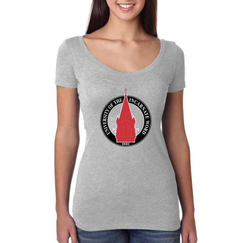 University Of Incarnate Word Seal Women's Triblend Scoop T-shirt by Rejesim | Artistshot