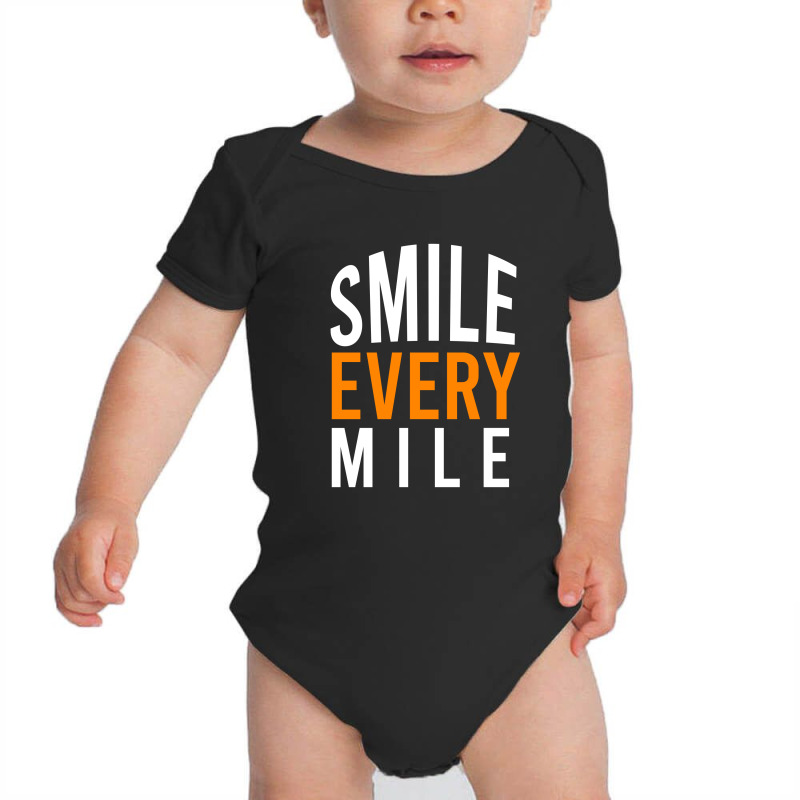 Smile Every Mile Baby Bodysuit by Cypryanus | Artistshot