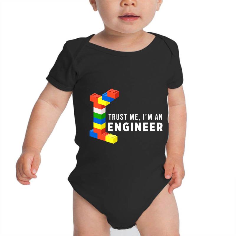 Funny Building Blocks Master Builder Engineer Construction Baby Bodysuit | Artistshot