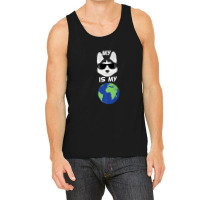 My Siberian Husky Is My World Siberian Husky Tank Top | Artistshot