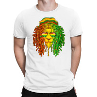 Reggae Music Lovers - Jamaican Lion Mens Womens Boys Kids T-shirt | Artistshot