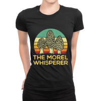 Limited Edition Morel Mushroom Whisperer Hunting Morels Mycologist Ladies Fitted T-shirt | Artistshot