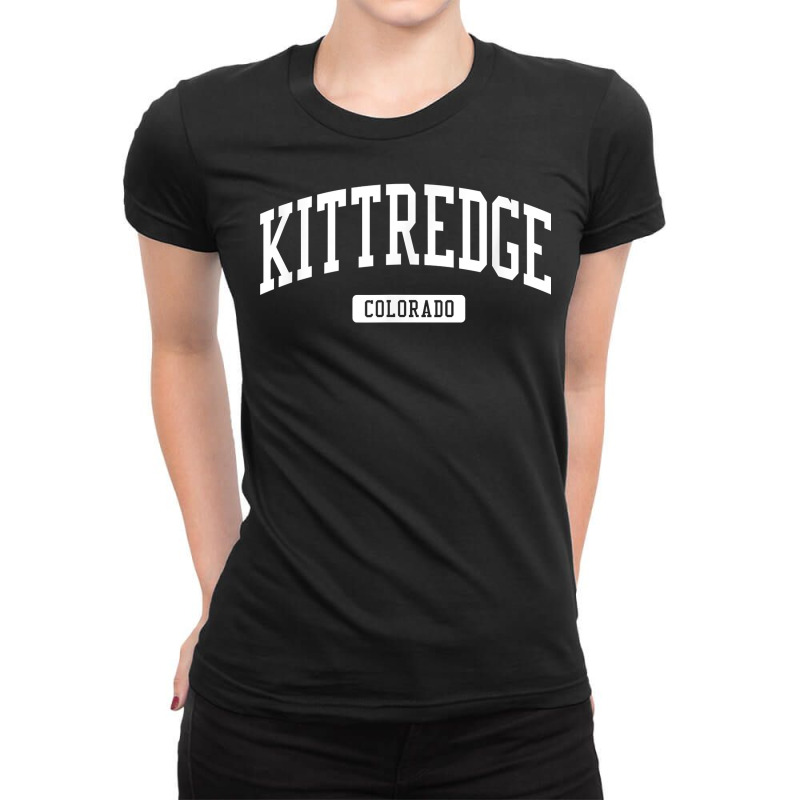 Kittredge Colorado Co Vintage Athletic Sports Design T Shirt Ladies Fitted T-Shirt by sheritl9tl | Artistshot