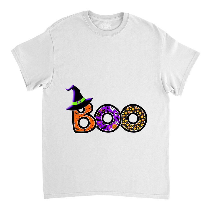 Halloween Trick Treat Boo Classic T-shirt by DonnaSchennum1234 | Artistshot