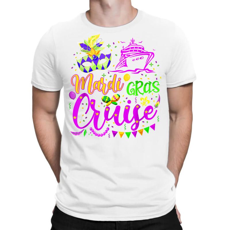 Mardi Gras Cruise Cruising Mask Cruise Ship New Orleans T Shirt T-shirt | Artistshot