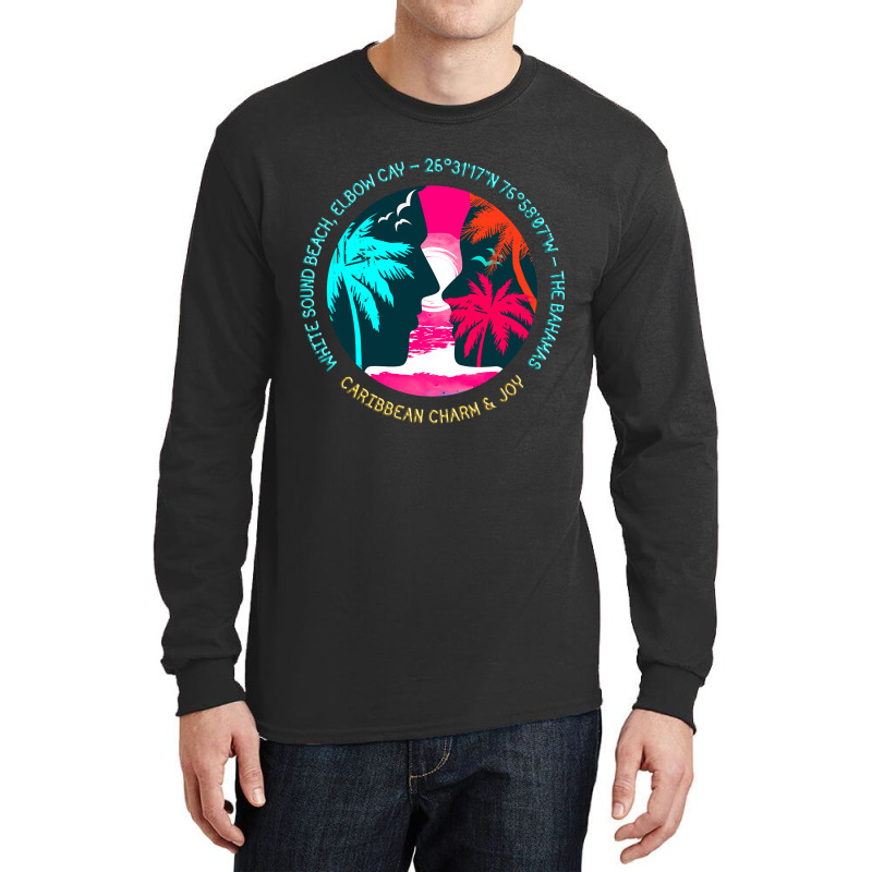 Limited Edition White Sound Beach, Elbow Cay, The Bahamas Long Sleeve Shirts by Jerhogen528 | Artistshot