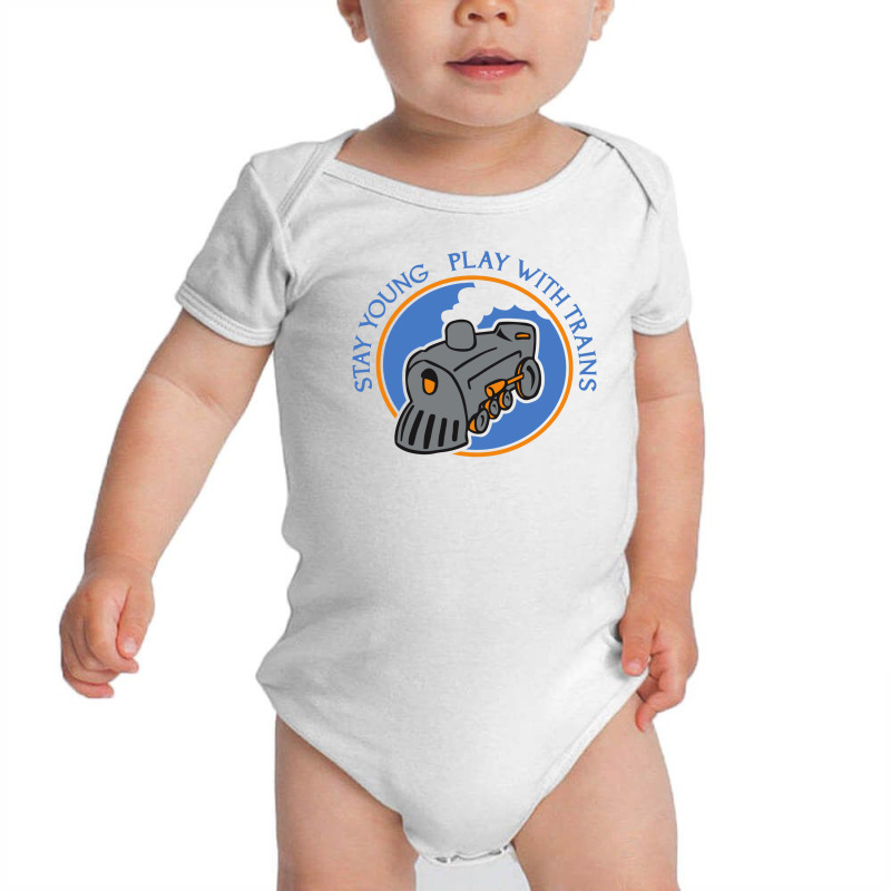 Play With Train Baby Bodysuit by Farrel T-shirt | Artistshot