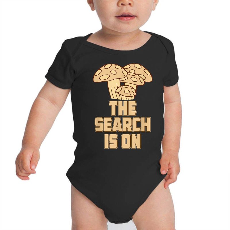 Morel Search Mushroom Hunting Mycologist Mycology Graphic T Shirt Baby Bodysuit by hyong5i4 | Artistshot