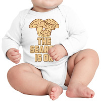 Morel Search Mushroom Hunting Mycologist Mycology Graphic T Shirt Long Sleeve Baby Bodysuit | Artistshot