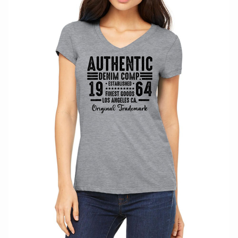 Los Angeles California Republic 1964 Vintage Birthday T Shirt Women's V-Neck T-Shirt by cordellwerw56r | Artistshot